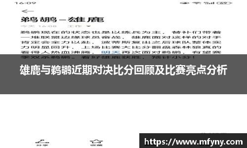雄鹿与鹈鹕近期对决比分回顾及比赛亮点分析