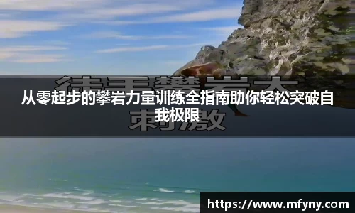 从零起步的攀岩力量训练全指南助你轻松突破自我极限